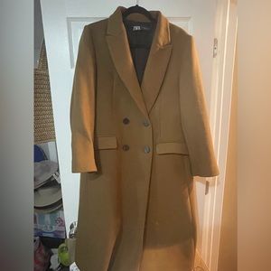 Zara coat in brown